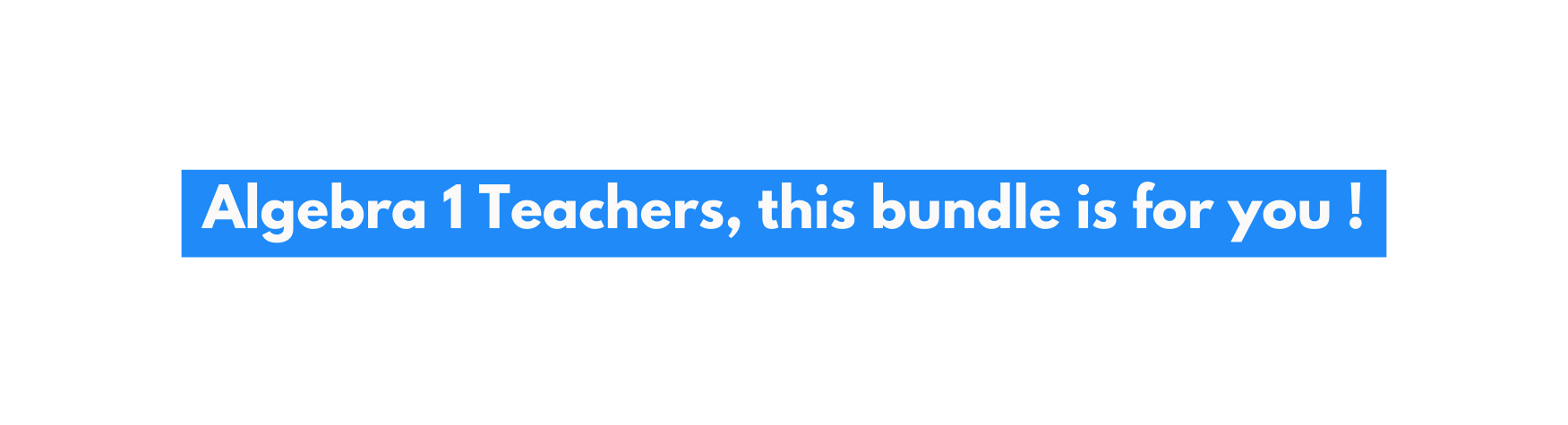 Algebra 1 Teachers this bundle is for you